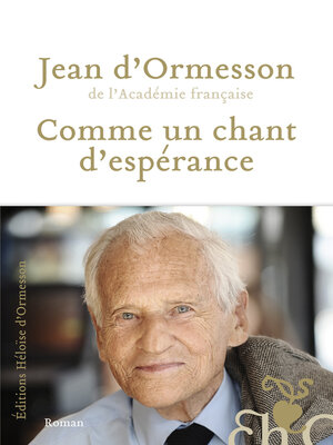 cover image of Comme un chant d'espérance